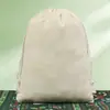 Bolsas de algodón lisas con cordón, disponibles para venta al por mayor, con opciones de impresión de logotipo. Hechas de 100% algodón, estas bolsas transpirables son adecuadas para empaquetar medicina tradicional china o como bolsitas perfumadas.
