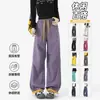 Calça de Softshell à Prova de Três Elementos Dopamine Outdoor com Perna Curva Outono Nova Marca Tendência para Casais Elástica Patchwork Americano Calça Esportiva