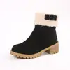 Deseo Botas de Nieve Gruesas de Ante de Media Caña Europeas y Americanas Invierno 2026 Amazon Transfronterizo Talla 43 Zapatos de Algodón Talla Grande de Comercio Exterior