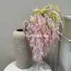 Flores artificiales con espigas de arroz colgantes y frutos de mijo, nuevo modelo de goma blanda, para arreglos florales de pared, decoración de bodas, decoración del hogar, transfronterizo