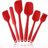 Espátula de silicone para assar, 6 peças, espátula de silicone de grau alimentício, escova de óleo, resistente a altas temperaturas, escova de silicone para churrasco, atacado