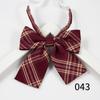 Cuello jk flor a cuadros rayas pajarita pajarita de lazo para mujer rojo red de campus japonés pajarita de lazo bóxer raíz de pluma gigante al por mayor