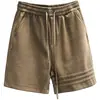 2026 Design de Ponta Peso Pesado Esportivo Casual Shorts Calças Masculinas Verão Largas Calças de Cinco Pontos Estilo Americano Calças de Moletom