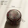 Taza de Vela Aromaterapia con Aceite Esencial de Hierro Forjado 7.5cm Linterna Giratoria Vela de Incienso sin Humo Regalo Souvenir