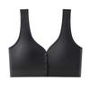 Ropa interior hermosa para mujeres de mediana edad con espalda abierta, anillos sin hebillas, sujetador tipo chaleco, sujetador de lactancia para madres de mediana edad y mayores
