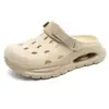 Zapatos Croc para Hombre Verano Ropa Exterior Tendencia Estilo Deportivo Transpirable Ligeros Suela Gruesa Plataforma Punta Abierta Sandalias