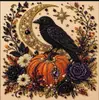 Pintura de Diamantes 5D Transfronteriza Más Vendida de Halloween con Perlas, Set DIY, Portátil, Arte para el Hogar, Adorno Decorativo Hecho a Mano