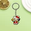 Llavero creativo de la serie Hello Kitty de AliExpress. Pequeño regalo. Llavero de coche de moda.