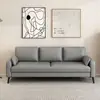 Sofá de sala de estar para apartamento pequeño de lujo ligero, doble/triple simple para apartamento, tienda de ropa, propiedad de alquiler, área de descanso, sofá de recepción