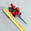 Ramo de feijão verde simulação espuma mirtilo DIY fotografia casa decorativo baga caixa de presente caixa de doces fruta falsa decorativa
