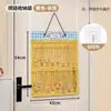 Bolsa de feltro personalizada para guardar acessórios de cabelo, Bolsa de armazenamento suspensa para joias, Bolsa de armazenamento de parede para acessórios atrás da porta