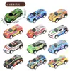 Paquete múltiple de exquisitos mini coches de aleación para coche trasero niños modelo de eyección por inercia coche de juguete mini puesto