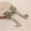 67X22mm 5.1g Multicolor Aleación de Exportación Accesorios para Joyería Colgante de Corona y Llave
