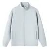 Sudadera de otoño nueva con patrón de diamantes, tejido de aire, hombros ligeramente caídos, cuello alto, con logo personalizado, ropa de trabajo casual de negocios para concesionarios de automóviles y tiendas 4S