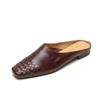 Zapatillas planas de verano para mujer, estilo nuevo, punta cuadrada
