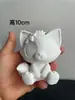 Fornecimento direto da fábrica boneca de gesso urso morango 3D pintado à mão diy grafite barraca de jardim de infância atacado