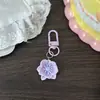 Seis Tipos de Llaveros de Flores Pequeñas, Lindos y Dulces Colgantes de Flores para Mochilas, Accesorios Sencillos para Parejas y Mejores Amigos, Mayoreo