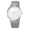 Nuevo reloj para hombre casual de negocios reloj de cuarzo moda delgado malla de cuarzo reloj ventas directas de fábrica