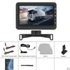 Monitor Montado em Veículo de 4,3 polegadas e 5 polegadas para Caravanas e Caminhões, Instalação Fácil, Modelo de Mesa com Monitor Digital Sem Fio