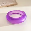 Pulsera Geométrica de Resina con Degradado Transfronteriza Europea y Americana, Elegante y Única, Joyería Versátil de Gama Alta de Nicho para Mujeres