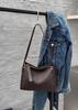 Bolsa Feminina de Couro Baidi Transfronteiriça Personalizável Couro Bovino de Primeira Camada Bolsa de Ombro para o Trabalho Bolsa de Axila Grande Capacidade Bolsa Transversal