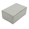 Caja de regalo plegable con forma de libro, caja de papel, embalaje magnético simple de una pieza, caja de regalo con solapa, logotipo imprimible, bronceado