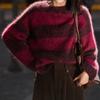 Otoño e Invierno 2025 Nuevo Estilo Coreano Artesanía Italiana Suéter Orgánico Top de Punto para Mujer Moderno Zzk765815Vg