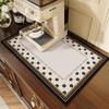 Tapete absorvente de cozinha de luxo leve estilo americano, tapete de drenagem para mesa de bar, máquina de café, tapete leve de luxo, anti-escaldante, isolamento térmico, pode ser cortado