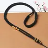 Cordón para Colgante Etiqueta de Jade Hebilla de Paz Esmeralda Cuerda Dorada para Colgante Cordón para Colgante Unisex Collar Ajustable Cuerda Negra