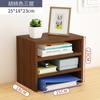 Soporte para monitor de computadora de escritorio, soporte para computadora portátil, estante de almacenamiento de escritorio, estante para archivos de escritorio multicapa