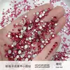 King Fan Diamante Ss4 Ab Diamante Solto Diamante Flash Flats Transparentes Fundo Diamante Diamante Redondo Strass de Vidro Nail Art Decoração de Diamante