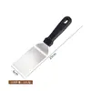 Espátula de Acero Inoxidable para Panqueques, Pizza y Pastel, Espátula para Cocinar en Plancha de Hierro, Utensilio de Cocina con Mango Antiadherente