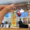 Bendición Inspiradora Amuleto de la Suerte Llavero Anillo de Acrílico Accesorios para Bolsas DIY Colgante Gana el Primer Lugar