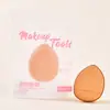 Life Girls Puff para Pulgar con Forma de Corazón Mini Corrector Iluminador Cushion Húmedo y Seco Detalle de Gota de Agua Puff Pequeño