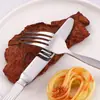 Talheres de Aço Inoxidável Transfronteiriços Coluna Romana Faca, Garfo e Colher Talheres Ocidentais Faca e Garfo para Steak Colher de Sobremesa Suprimentos para Hotel