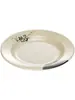 Plato Plano de Melamina Flor de Loto Plato para Huesos Plástico Redondo Plato para Comida Rápida Plato de Restaurante Restaurante Vajilla Imitación Porcelana Comercial
