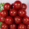 Decoración de Globos para Habitación de Boda Globos de Doble Capa Color Granada Rojo Rubí Set de Globos de Celebridad de Internet Decoración de Boda Globos de Boda