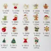 Joyería para uñas navideña transfronteriza celebridad de internet aleación calcetines de Navidad sombrero de Navidad alce taladro de uñas joyería al por mayor