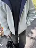 Talla Grande 300 Jin Sudadera con Capucha y Doble Cremallera para Hombre Primavera/Otoño Corte Holgado Estilo Americano High Street Chaqueta Pesada Rígida con Capucha 2