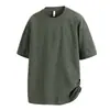 [Roupas de Berlim] Camiseta de Manga Curta 2025 Masculina Verão Novas Blusas Casuais Largas Roupas Masculinas Controle de Preço 59