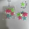 Pegatinas de Pared Luminosas de Estrella de 3 cm y Luna de 8 cm Pegatinas Fluorescentes Brillantes Tridimensionales para Decoración de Habitación Infantil Pegatinas Luminosas Transfronterizas para Refrigerador