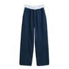 Roupa feminina de comércio exterior transfronteiriço 2025 outono pulôver europeu e americano coletes de costura jeans terno de calças casuais feminino B22527/8