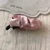 Presilha Banana Plissada Cor Sólida Cetim Brilhante Novo Estilo 2026 Pinça para Volume de Cabelo Acessório de Cabelo Versátil para o Dia a Dia Novo Modelo