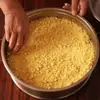 Pastel de Harina de Mijo Amarillo de Shanxi, Pastel Frito, Bollo de Frijol Pegajoso del Noreste, Harina de Mijo Amarillo por Libra, Molido Fresco por Agricultores, Especialidad de la Granja