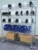 Estante de Material SMT, Estante de Malla de Alambre Giratorio, Bandeja de Componentes Electrónicos SMT de Pico Único y Doble Pico, Estante de Almacenamiento Antiestático