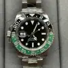 Rolex Série Datejust Submariner Mecânico Aço Inoxidável Luminoso À Prova D'água Modelos Verde e Preto Pulseira de Aço Relógio Masculino Comércio Exterior