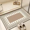 Esterillas para Pies de Secado Rápido y Resistentes a Manchas al por Mayor para Entradas de Baño en Casa, Esterillas de Piso Simples Antideslizantes Absorbentes de Agua de Tierra de Diatomeas para Baños