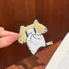 Pegatinas Mágicas Divertidas y Originales con Temática de Salario Mensual, Paquetes de Expresiones Lindas de Dibujos Animados, Herramienta para Recoger el Cabello para Niñas, Pegatinas para Flequillo sin Costuras