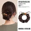 Scrunchie Estilo Coreano com Laço e Estampa de Flores para Mulheres 2026 Novo Estilo Elástico de Cabelo para Coque Elástico Alto Corda de Cabelo Acessório de Cabelo