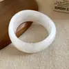 Pulsera Redonda de Acrílico de Gradiente Colorido Europea y Americana, Sencilla y de Moda, Diseño Único, Joyería de Nicho al por Mayor